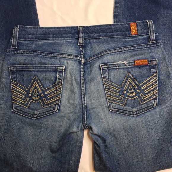 7FAM Bootcut Design Sz 26 - Picture 6 of 7